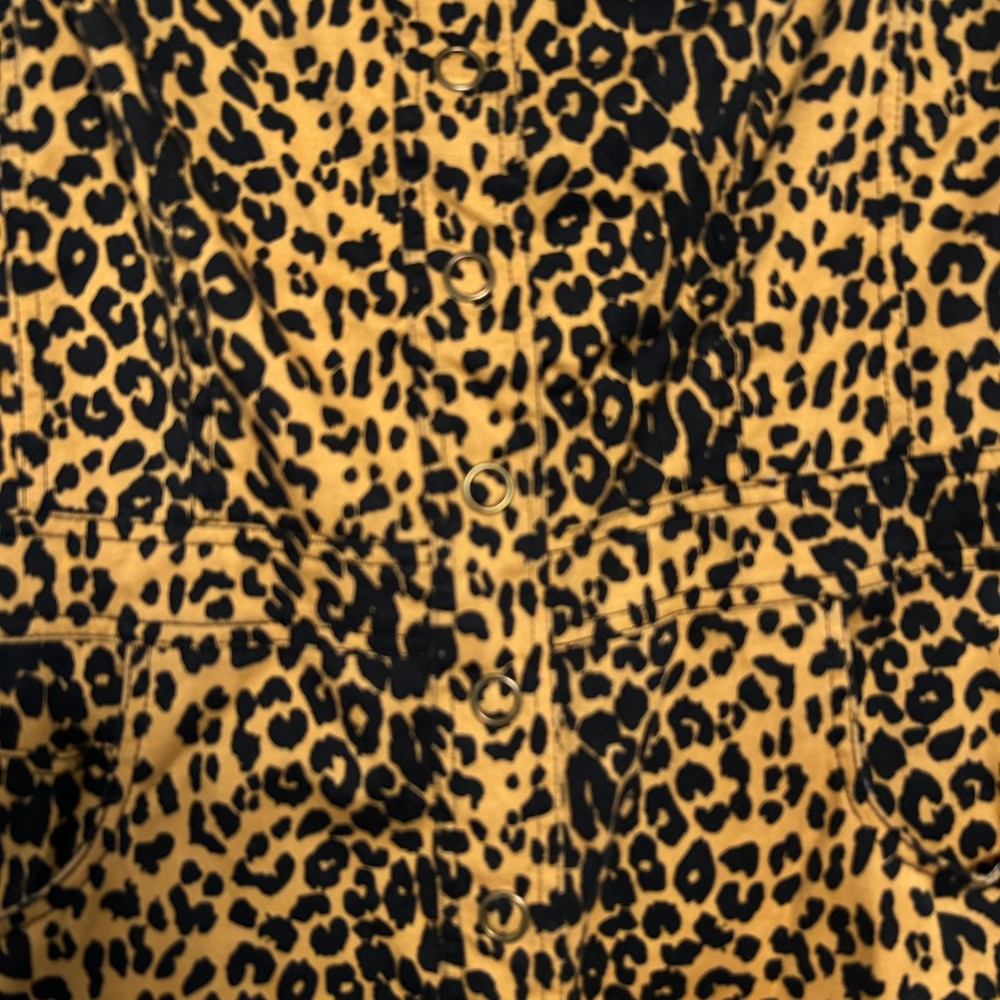 Younique Leopard Print Strapless Button Front Dre… - image 2